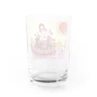 花と雲のフラメンコドロシー灼熱の太陽 Water Glass :back