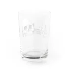 暗国の杜　SUZURI支店のRose&Skull Water Glass :back