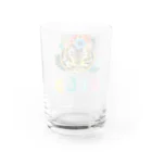 SANKAKU DESIGN STOREのワイルドだろ？草食系タイガー。 上 Water Glass :back