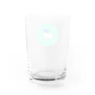 nyanko_のおやすみにゃんこ Water Glass :back