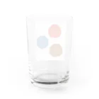 れなの三色まるまる Water Glass :back