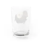 EMINA  PRINTSの絶滅危惧種のヤク Water Glass :back