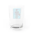 red mackerelの汚ねぇ自給自足 Water Glass :back