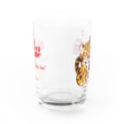 mofuwaのLEOPARD TWINS(glass) Water Glass :back
