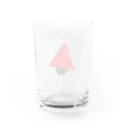 キッズポケットのさんかくさんグラス Water Glass :back