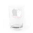 nananogh chocolataのタロまる　レッド Water Glass :back