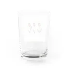 ねむるのチューリップ Water Glass :back