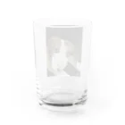 Makiartの犬のボーロ Water Glass :back