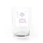 吉田さんの鼻ナスビくん Water Glass :back