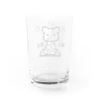 ハラ・ペコのねこの通せんぼ Water Glass :back