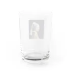 Sacredの真珠の耳飾の少女(青いターバンの少女) Water Glass :back