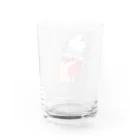 ことりグッズ屋のインコアイス(ヴァイオレット) Water Glass :back