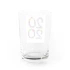 studio.satsukiの【2020】イラストmoji　colorful ver. Water Glass :back