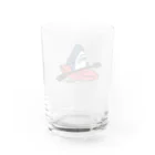 サメ わりとおもいのカヤックに乗るサメ Water Glass :back