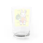 どうぶつえんのうさぎくんGETにんじんくん Water Glass :back