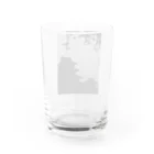サンセットの松本城 Water Glass :back