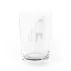 AliviostaのSCOOP スクープ イラスト ヒトとネコ Water Glass :back