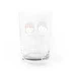 honobono-kazokuのなか☆よし Water Glass :back
