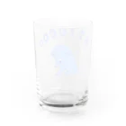 NIKORASU GOのわんこデザイン「ひよっこ」（Tシャツ・パーカー・グッズ・ETC） Water Glass :back