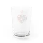 坂本ナンダのハートのミラグロ Water Glass :back