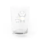 YUMIKITAGISHIのフラフープパンダ Water Glass :back