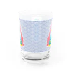 Happy Paint Shopの疫病退散アマビエさん Water Glass :back