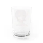 しゃもねこのエモい鼻血ちゃん Water Glass :back