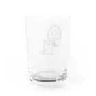 勝海裕@JUNK！の傘をさすカワウソ Water Glass :back