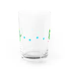 おばけ商店のおばけグラス＜河童ときゅうり・ちぎり絵＞ Water Glass :back