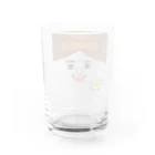 これ、ナンですか？のカレー同好会ロゴ(REDver.) Water Glass :back