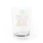 湯沢恵理　宇宙アイテムのメタリックお守り宇宙人グラス グラス反対面