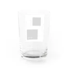 じゆうにのびのびのgame over Water Glass :back