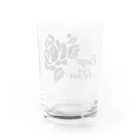 ちいさいのルージュノワール  シンプルロゴ Water Glass :back