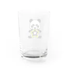 スターグッズのパンダ＆スター Water Glass :back