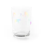 蛇口〆太のお店のバク４種盛り（レインボー） Water Glass :back