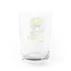 JOKERのアフロキング Water Glass :back