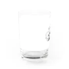 目黒 しおりグッズショップのNo.3 もち子と君のギターグラス　 Water Glass :back