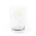 ブリキ屋の猫神さまの仲間（アロ左向き） Water Glass :back