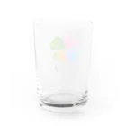 KOFU-cyanのしあわせくろーばー Water Glass :back
