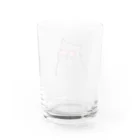 もふもふにゃんずのハートサングラスレイくん Water Glass :back