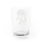 SKULLのUMA未確認動物、狼男 Water Glass :back