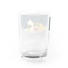 アルデンテウドンのプリンアラモード Water Glass :back