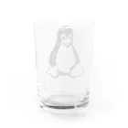 nishidemasamiのTuxくん Water Glass :back