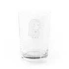 疫病退散アマビエの福本アマビエ Water Glass :back