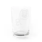 サウナ好きのカワウソの早くサウナいきたいなあと思っているサウナ好きのカワウソ Water Glass :back