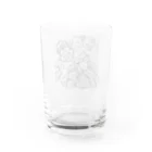 Hal Tommyのメヘンディ 孔雀 Water Glass :back