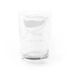 Aliviostaのヤンバルクイナ 沖縄 鳥イラスト Water Glass :back