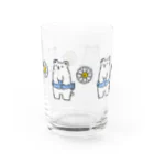 美味しいペンギンのしろくまミルク Water Glass :back