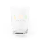 ひなたぽけっとのもぐもぐ Water Glass :back