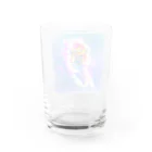 ぱんだうさぎ亭リズの花粉症告知のアマビエ様 Water Glass :back